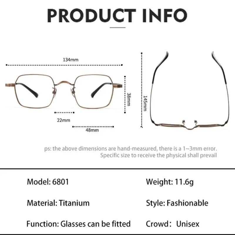 Vicky V6801 Eyeglasses — Frame Dimensions and Sizing Chart