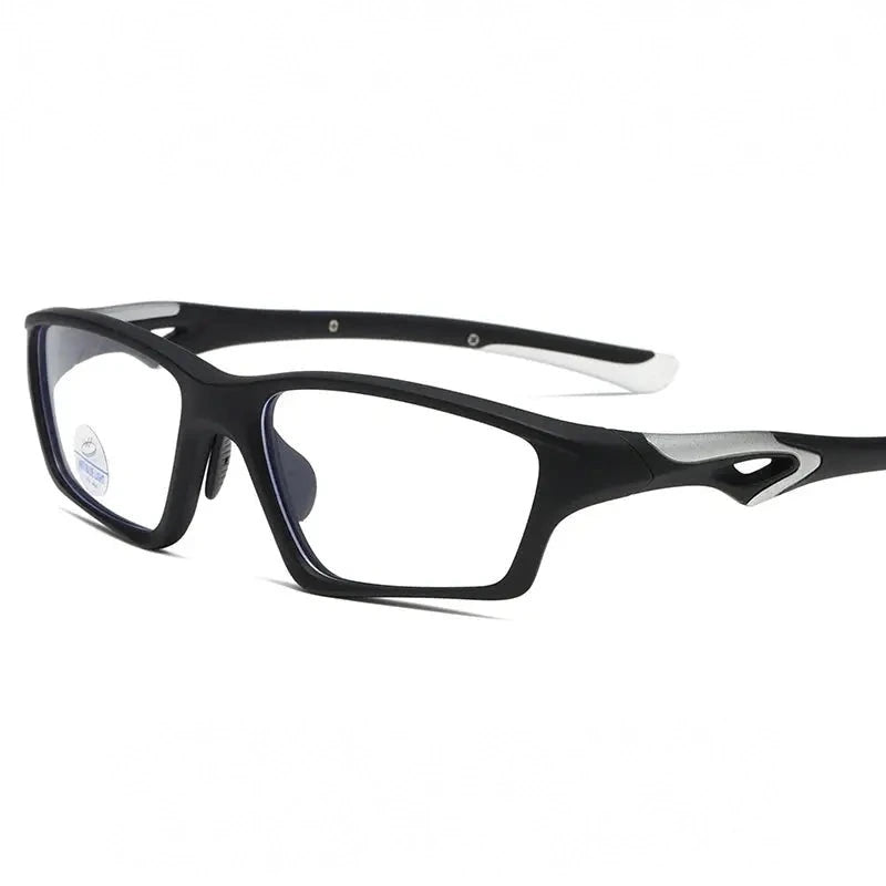 Reven Jate Men's Full Rim Rectangle Plastic Eyeglasses 81278 - C2