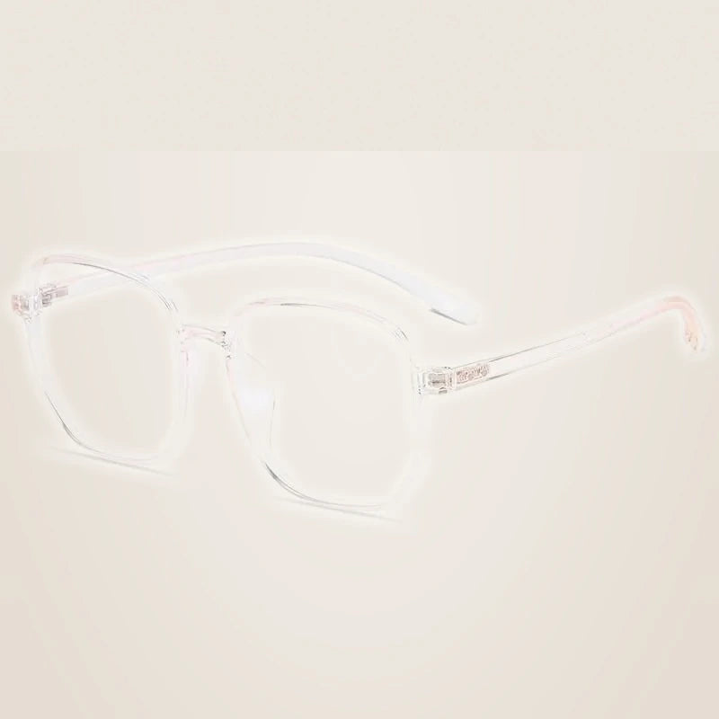 Reven Jate Unisex Eyeglasses Anti Blue Ray Light Blocking Filter 1535 - transparent Pink
