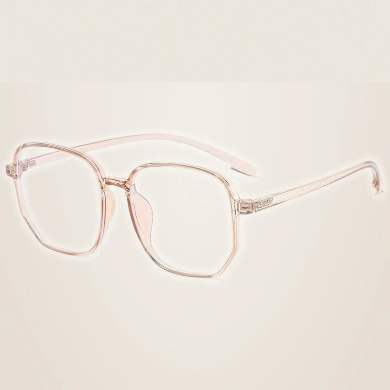 Reven Jate Unisex Eyeglasses Anti Blue Ray Light Blocking Filter 1535 - transparent tea