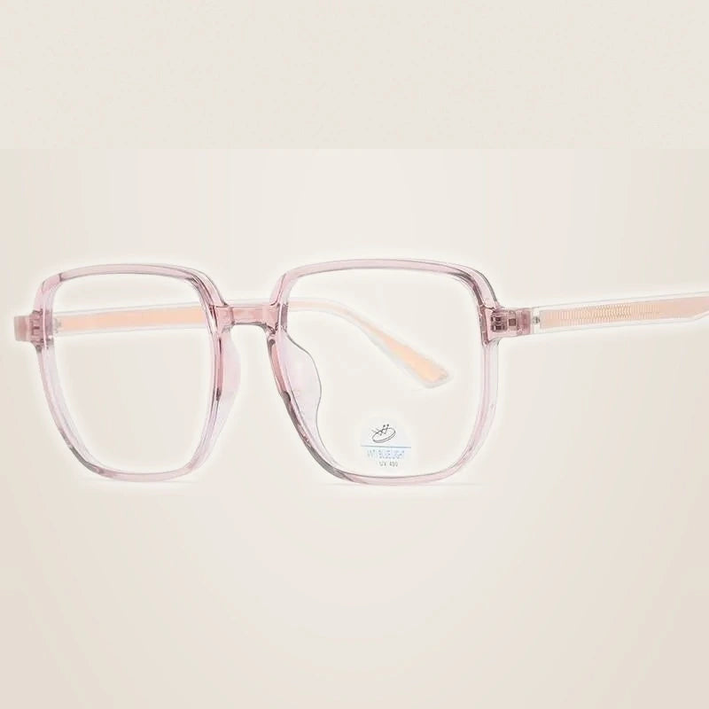 Reven Jate Unisex Full Rim Square Acetate Eyeglasses 81247 - brown