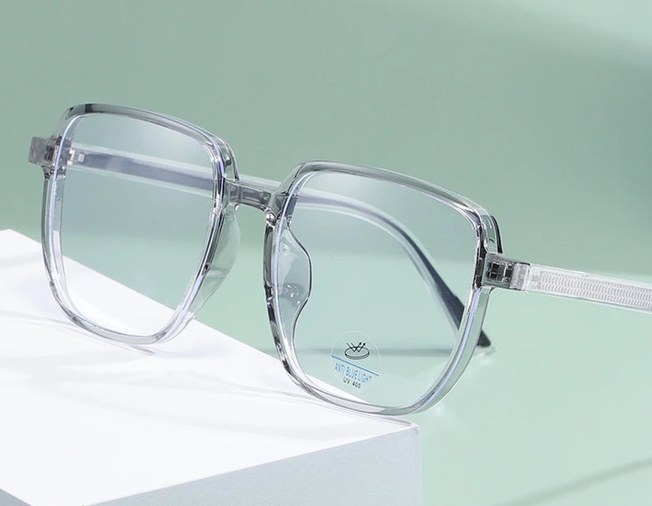 Reven Jate Unisex Full Rim Square Acetate Eyeglasses 81247 - Size Chart