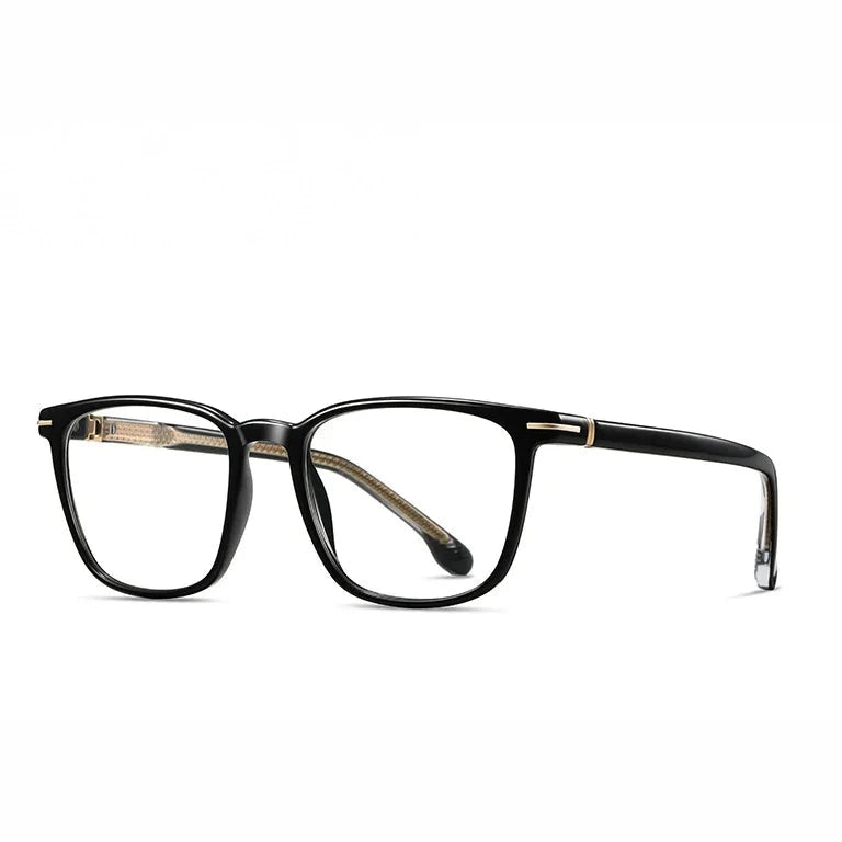 Reven Jate Unisex Full Rim Square Acetate Prescription Eyeglasses 32205 - C1