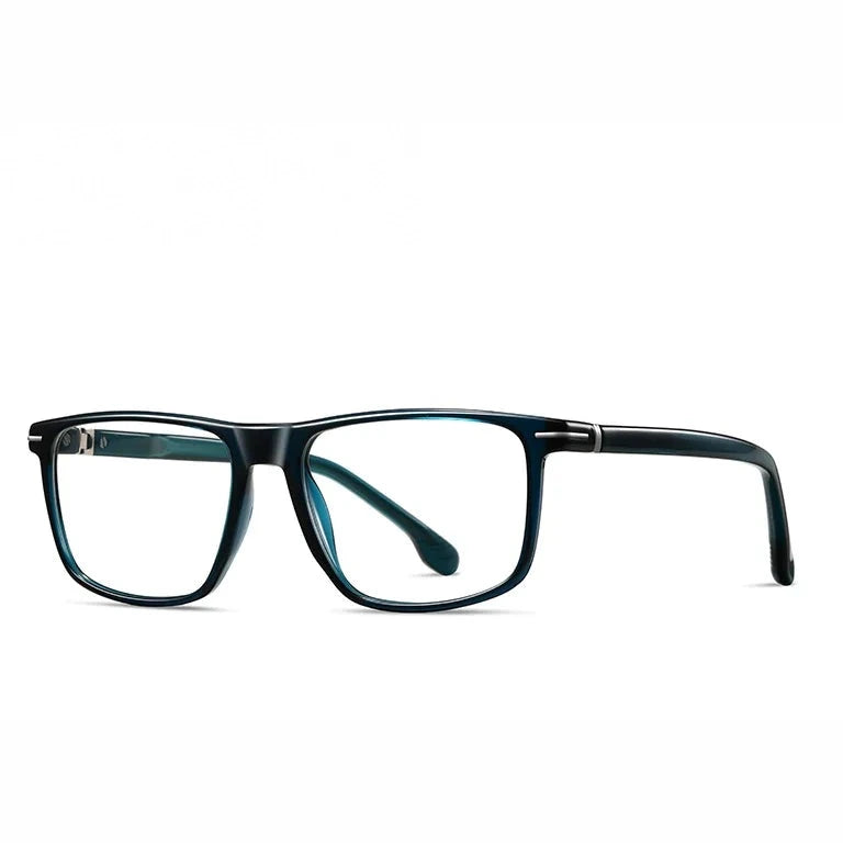 Reven Jate Unisex Full Rim Square Acetate Prescription Eyeglasses 32206 - C3