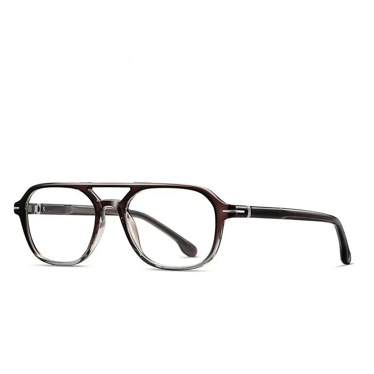 Reven Jate Unisex Full Rim Square Acetate Prescription Eyeglasses 32203 - C5