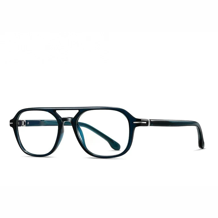 Reven Jate Unisex Full Rim Square Acetate Prescription Eyeglasses 32203 - C6
