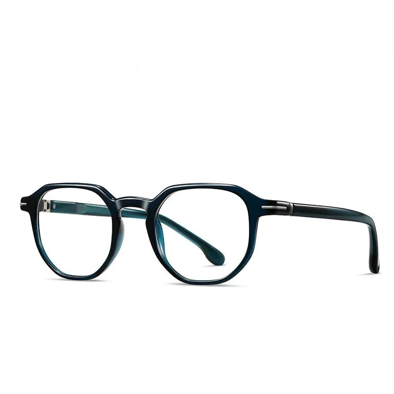 Reven Jate Unisex Full Rim Square Acetate Prescription Eyeglasses 32207 - C6