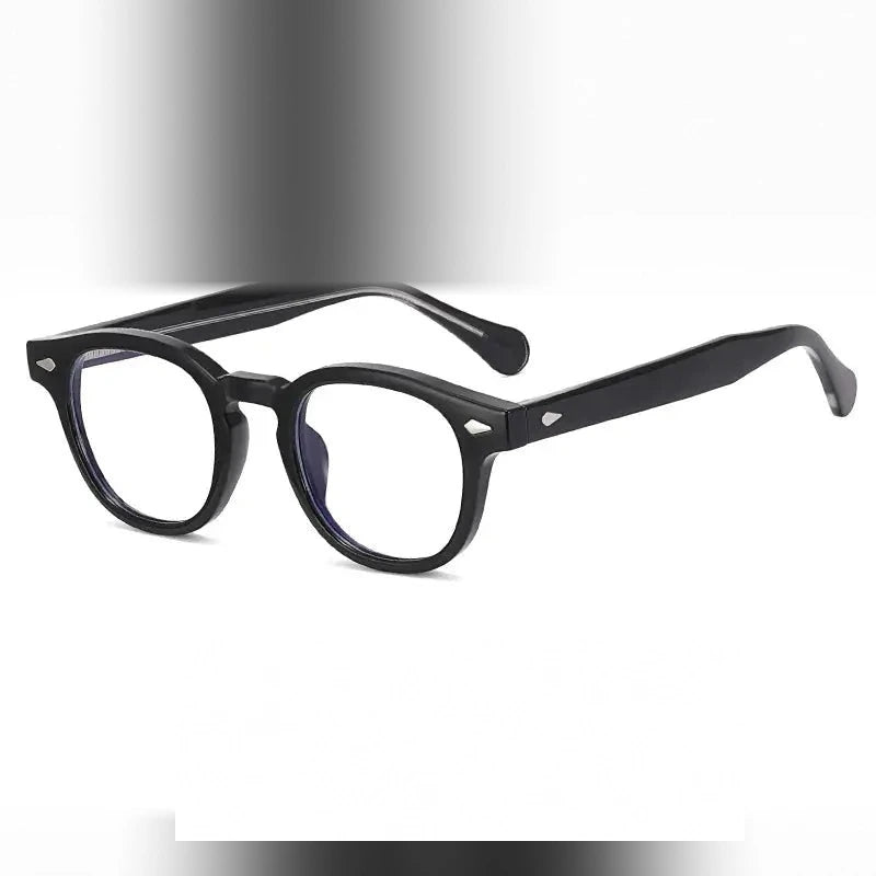 Reven Jate Unisex Full Rim Square Round Tr 90 Alloy Eyeglasses 83100 - C8