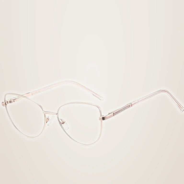 Reven Jate Unisex Youth's Full Rim Cat Eye Alloy Eyeglasses 991501 - C2