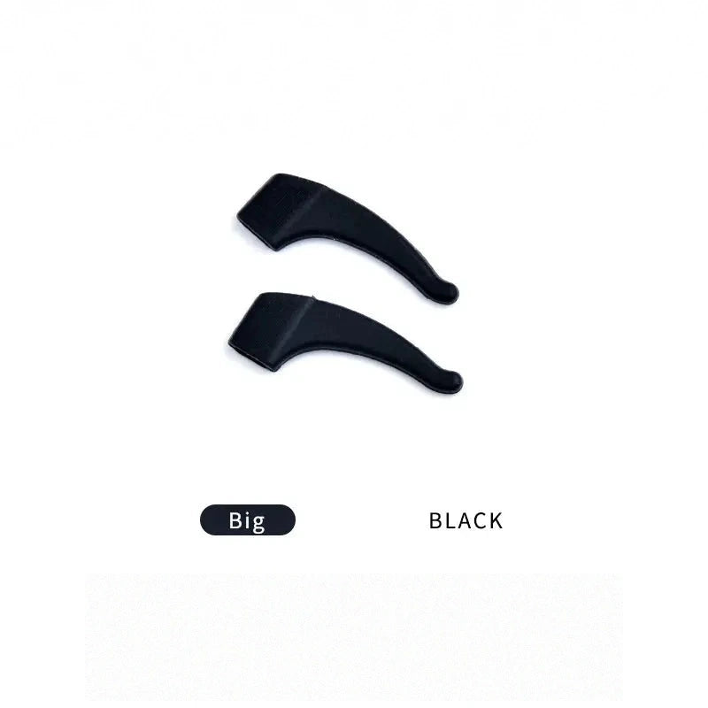 Secg Unisex Anti Slip Silicone Temple Ear Accessories 1036 - big black
