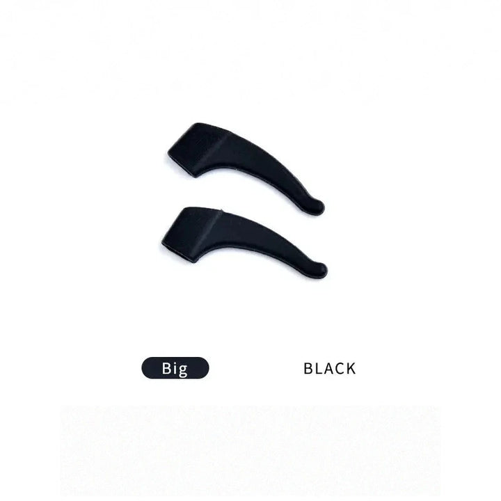 Secg Unisex Anti Slip Silicone Temple Ear Accessories 1036 - big black