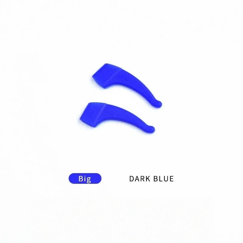 Secg Unisex Anti Slip Silicone Temple Ear Accessories 1036 - big dark blue