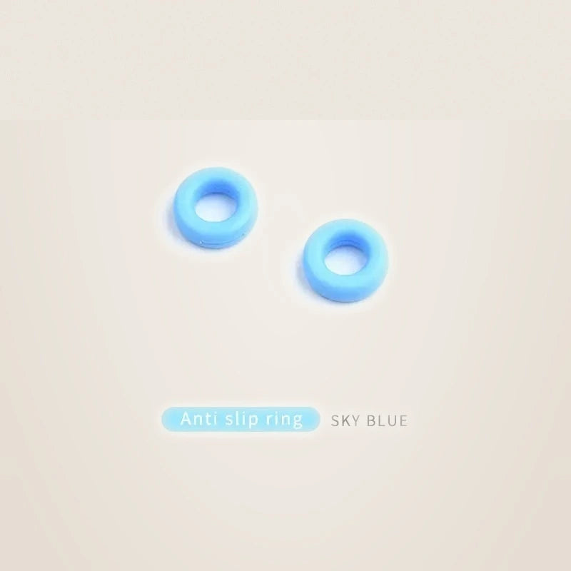 Secg Unisex Anti Slip Silicone Temple Ear Accessories 1036 - ring blue