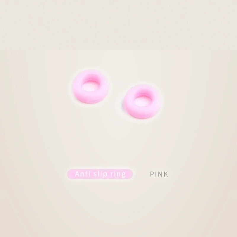 Secg Unisex Anti Slip Silicone Temple Ear Accessories 1036 - ring pink
