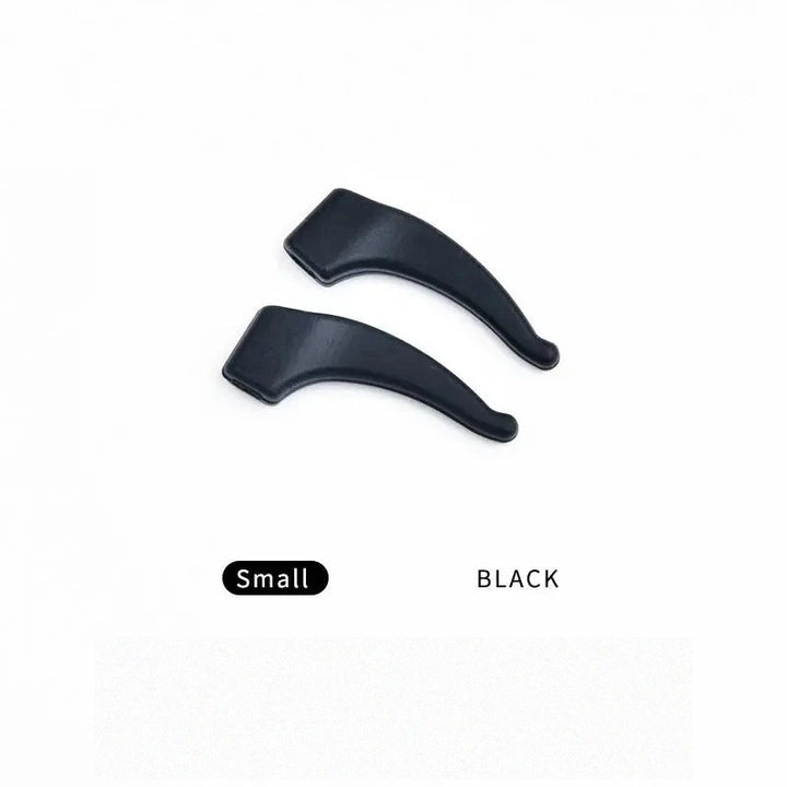 Secg Unisex Anti Slip Silicone Temple Ear Accessories 1036 - small black