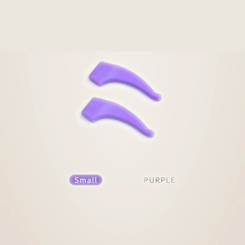 Secg Unisex Anti Slip Silicone Temple Ear Accessories 1036 - small purple