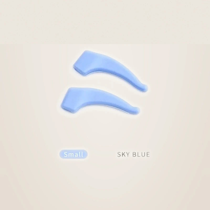 Secg Unisex Anti Slip Silicone Temple Ear Accessories 1036 - small sky blue