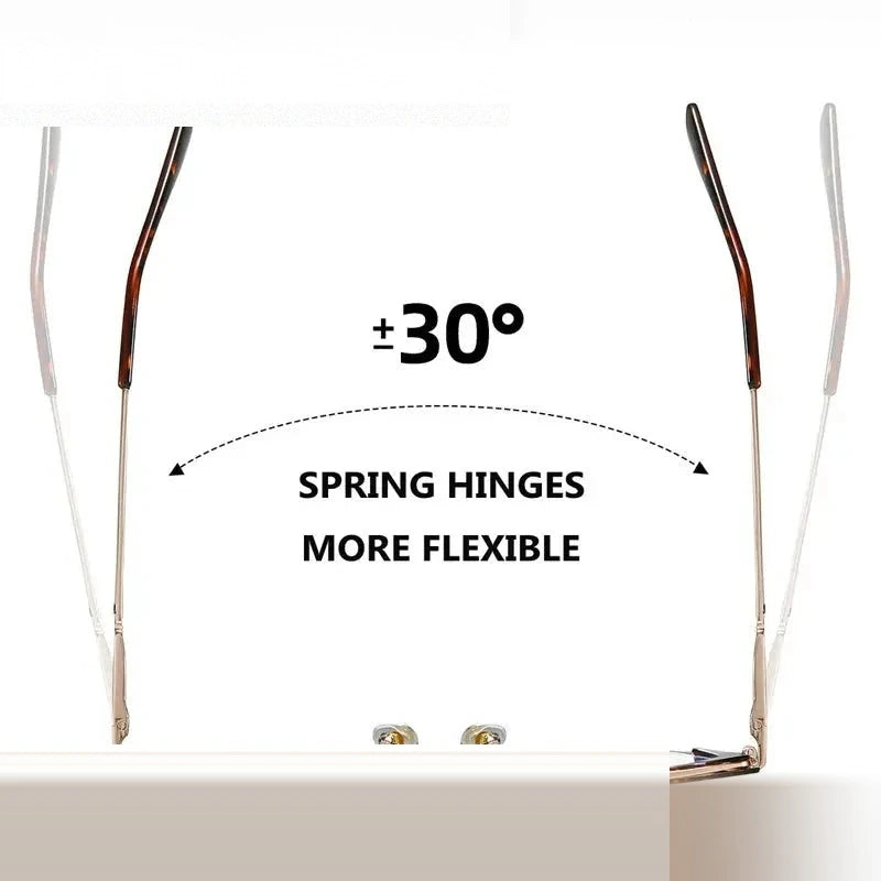 Summer Flower Women's Full Rim Cat Eye Tr 90 Titanium Eyeglasses 68732 - Transparent Brown