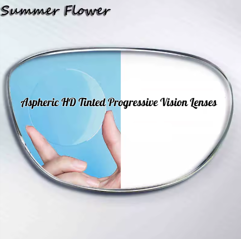 Summer Flower 1.67 MR-7 Progressive Vision Tinted Lenses Lenses Summer Flower Lenses