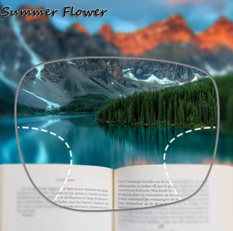 Summer Flower Widest Field Clear Progressive Lenses Lenses Summer Flower Lenses 1.56