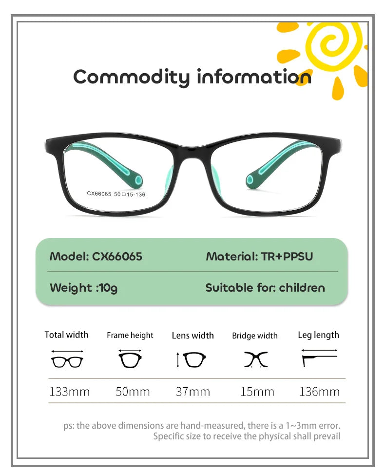 Vicky V66065 Eyeglasses — Frame Dimensions and Sizing Chart
