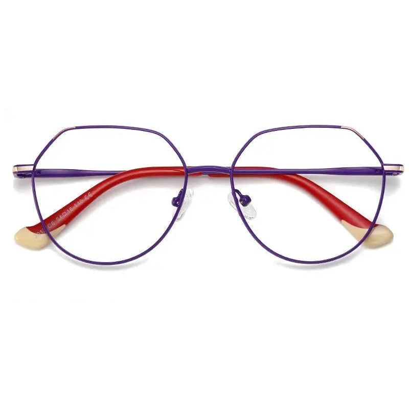 Vicky 3013 Polygon Reading Glasses — PFD3013-C6 Frame Color | Vicky at FuzWeb