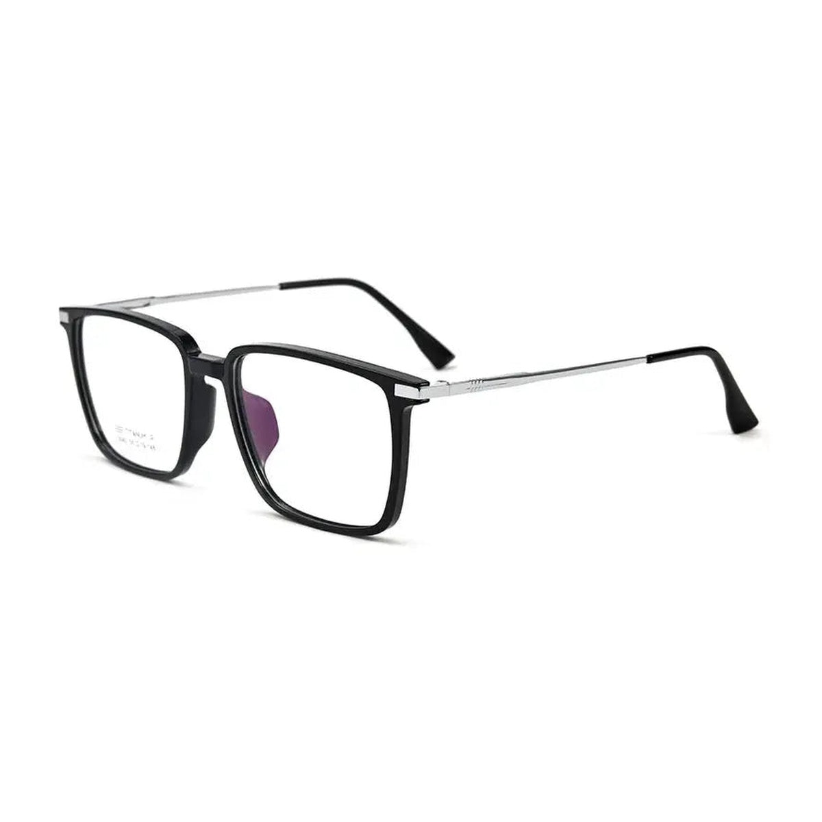 Vicky Men's Full Rim Square Titanium Reading Glasses 5042 — 5042X-black