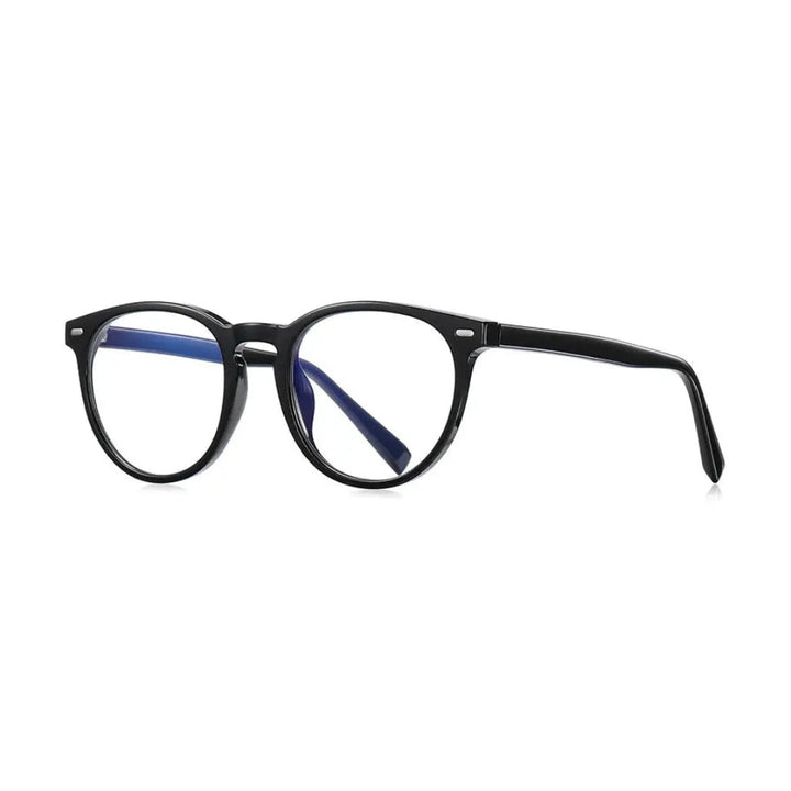 Vicky Unisex Full Rim Tr 90 Stainless Steel Round Reading Glasses 2117