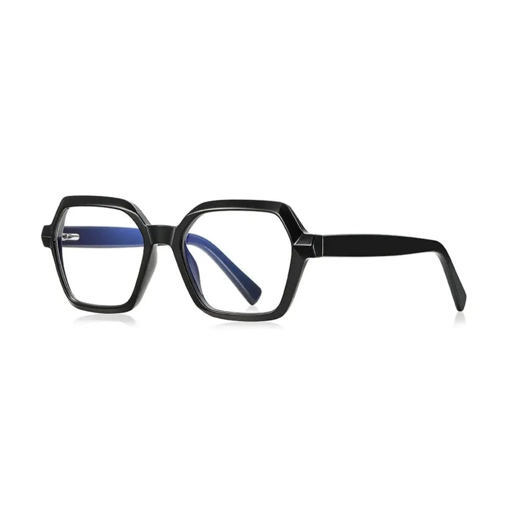 Vicky Unisex Full Rim Tr 90 Stainless Steel Square Reading Glasses 2162