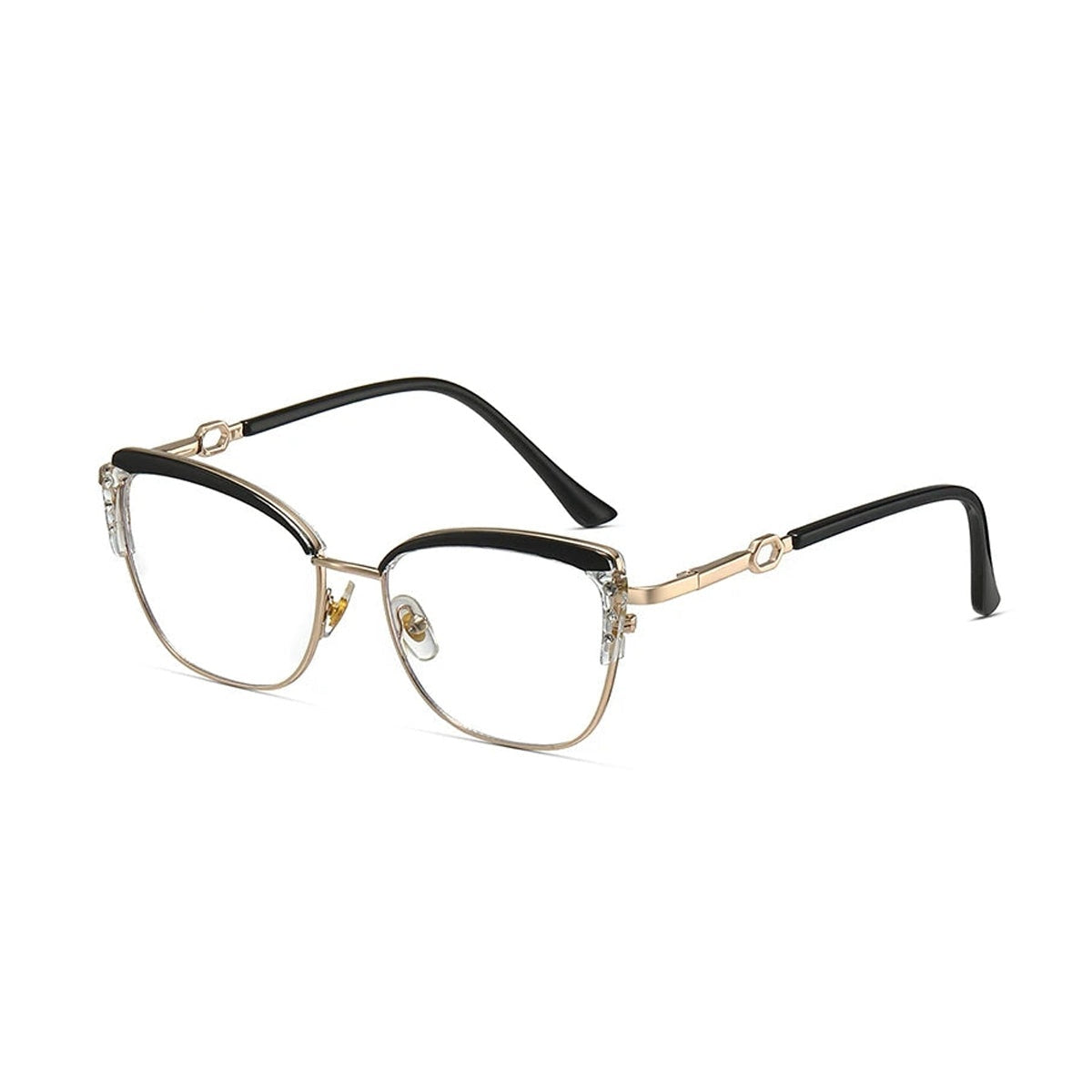 Vicky Cat Eye Eyeglass 86017 - C1 Black