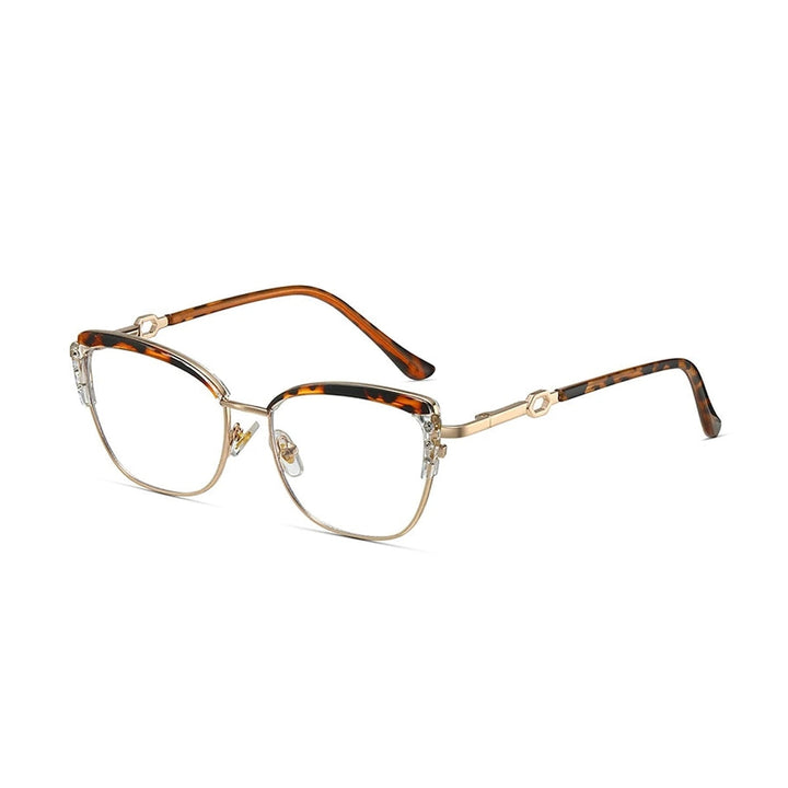 Vicky Cat Eye Eyeglass 86017 - C3 Leopard