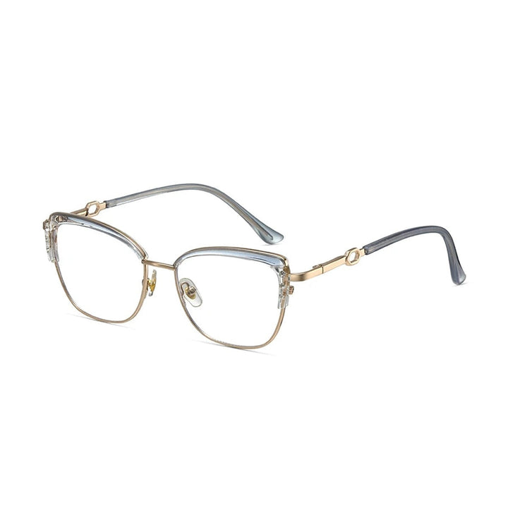 Vicky Cat Eye Eyeglass 86017 - C4 Blue