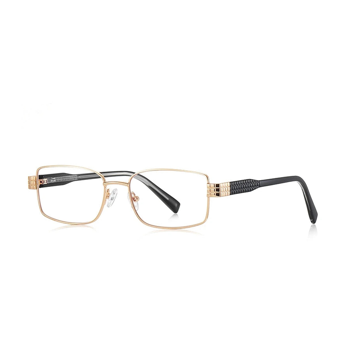 Vicky Women's Full Rim Round Stainless Steel Eyeglasses PFD3163 - PFD3163-C4 gold