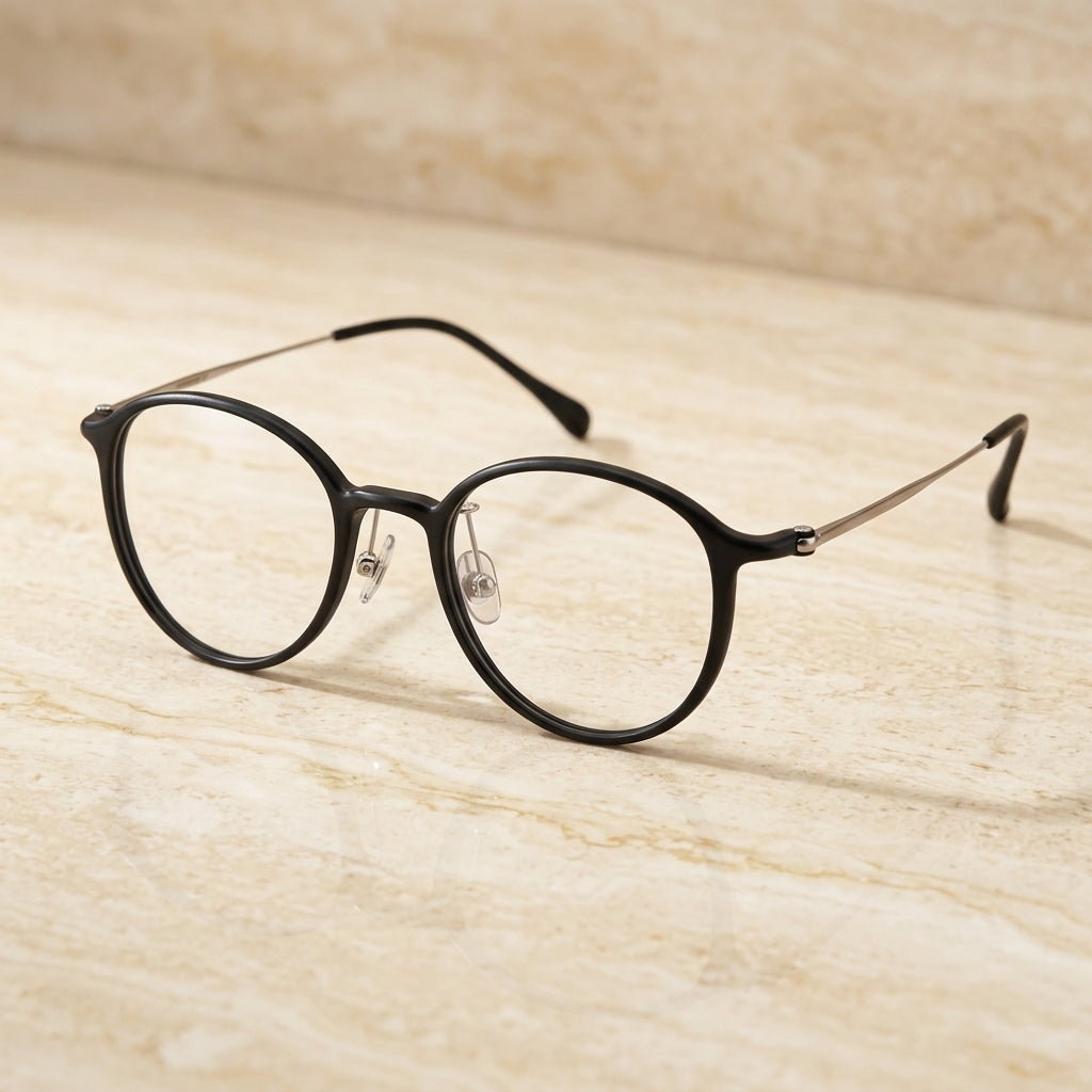 Vicky Women's Full Rim Round Alloy Eyeglasses L9108 - Luxury Studio Cover