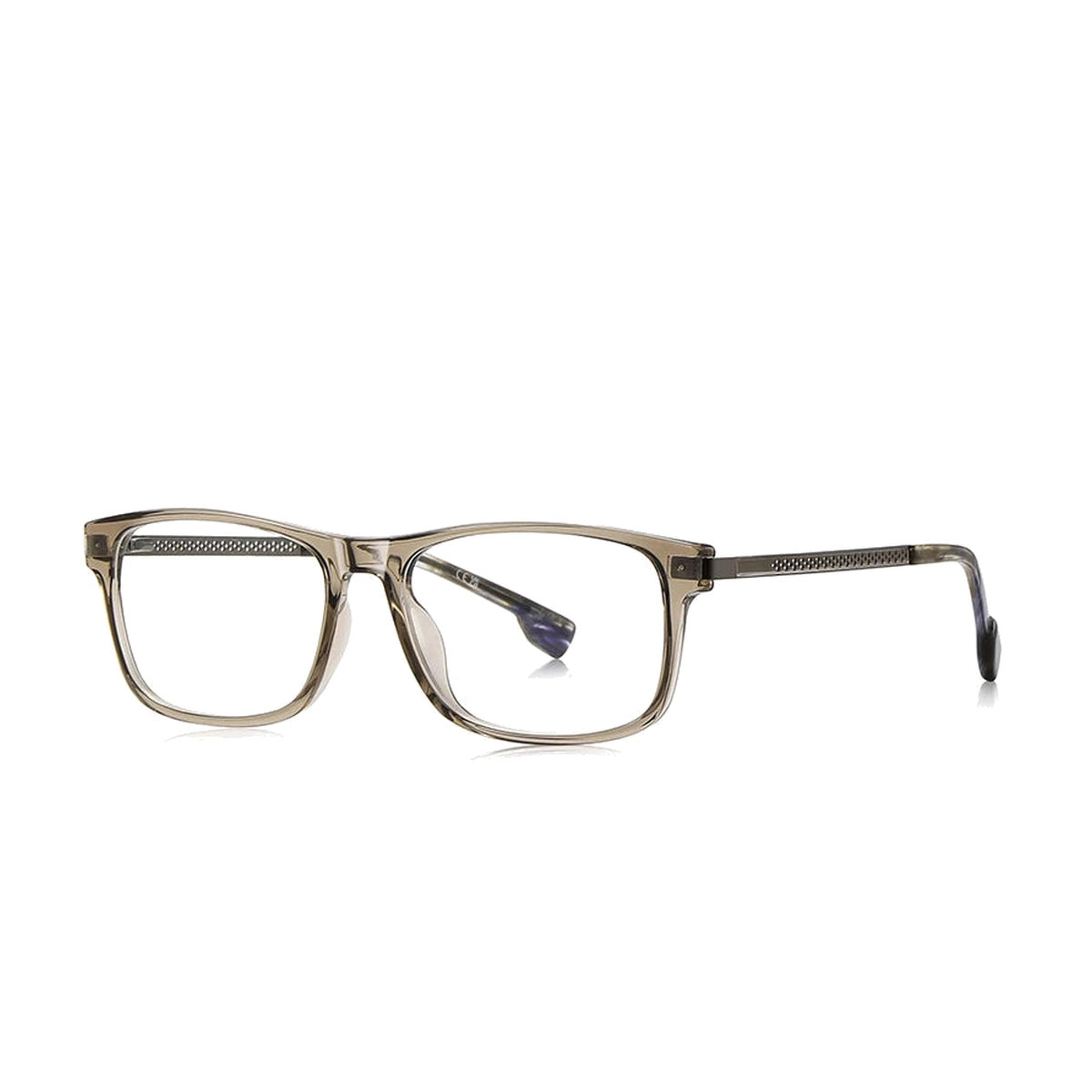 Vicky Men's Full Rim Retro Square Blue Light Prescription Eyeglasses LS204 - LS204-C3