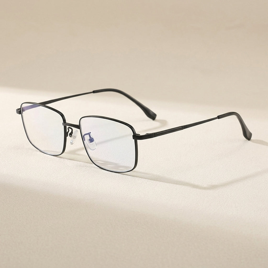Vicky Men's Full Rim Square Alloy Reading Glasses 30825
