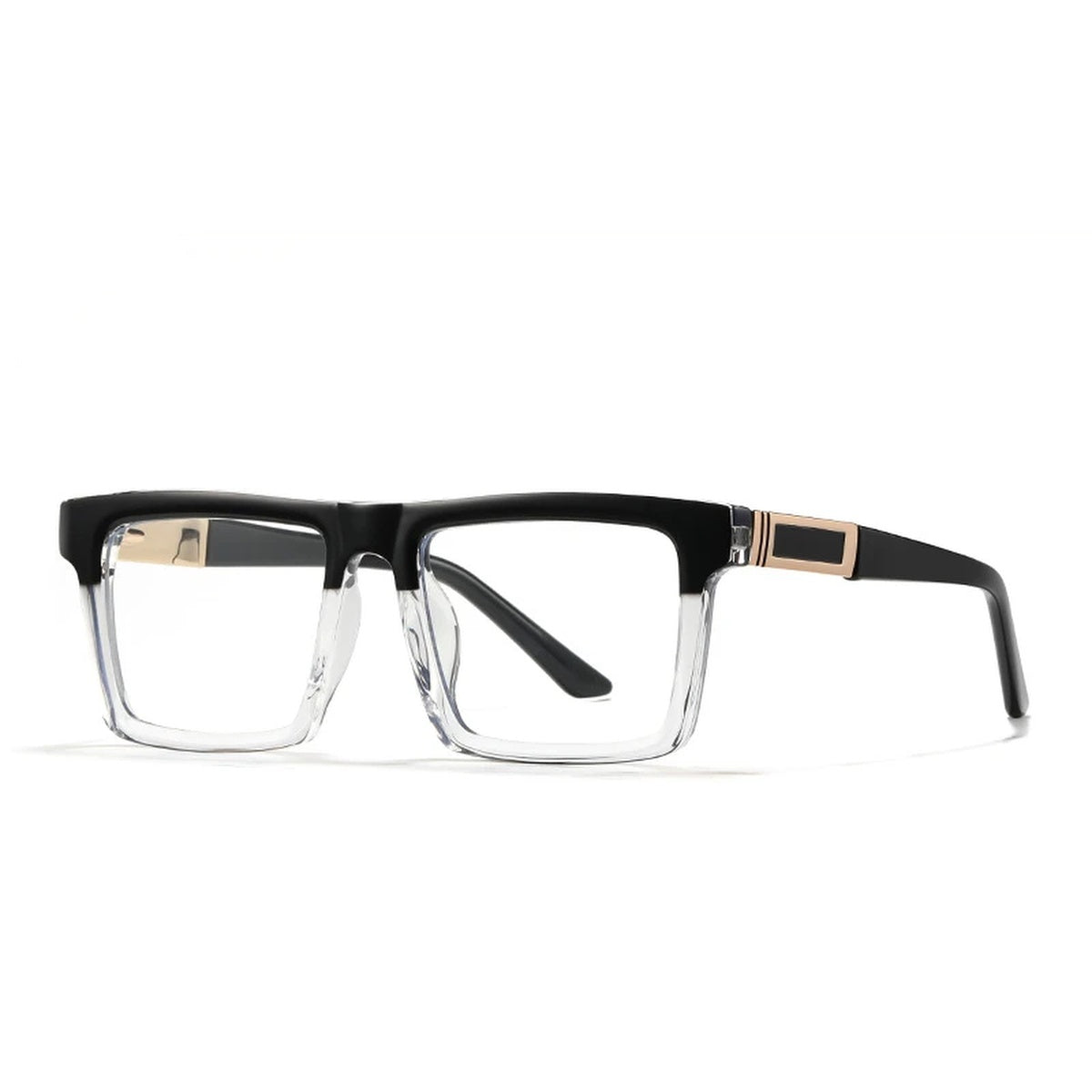 Vicky Men's Full Rim Square Brow Line Tr 90 Alloy Reading Glasses 360034 - 60034-C4