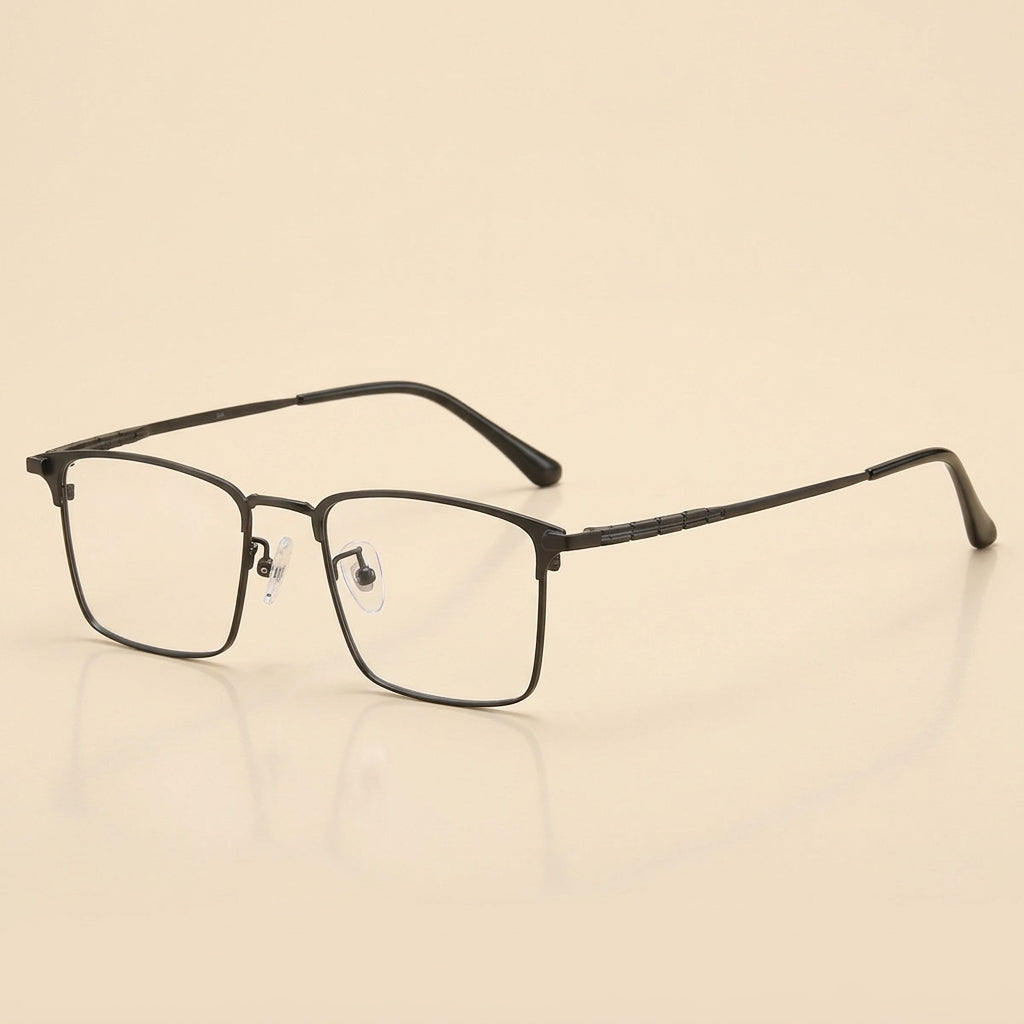 Vicky Men's Full Rim Square Titanium Reading Glasses 90271