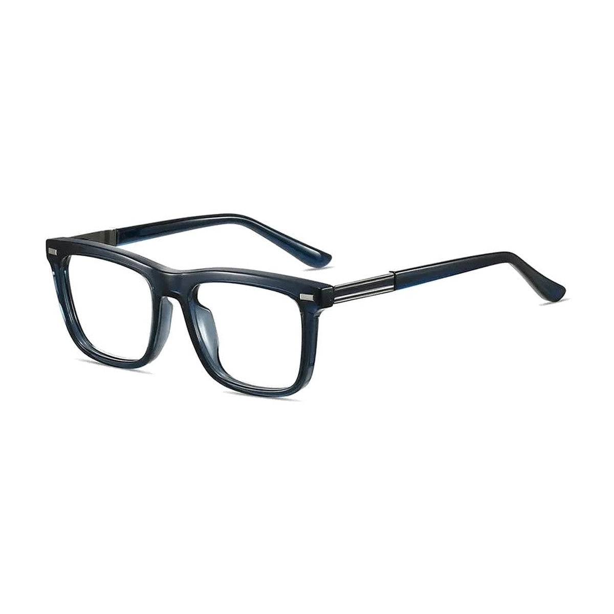 Vicky Men's Full Rim Square Tr 90 Alloy Reading Glasses 584007 - 84007-C3