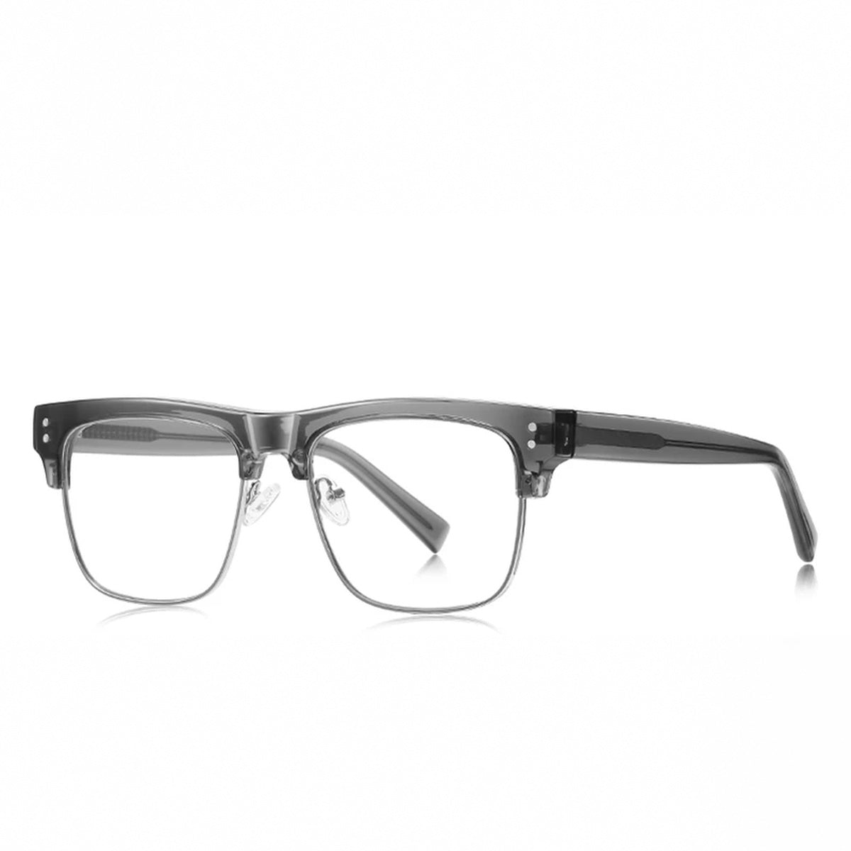 Vicky Men's Full Rim Square Tr 90 Titanium Reading Glasses 82203 - PFD2203-C5