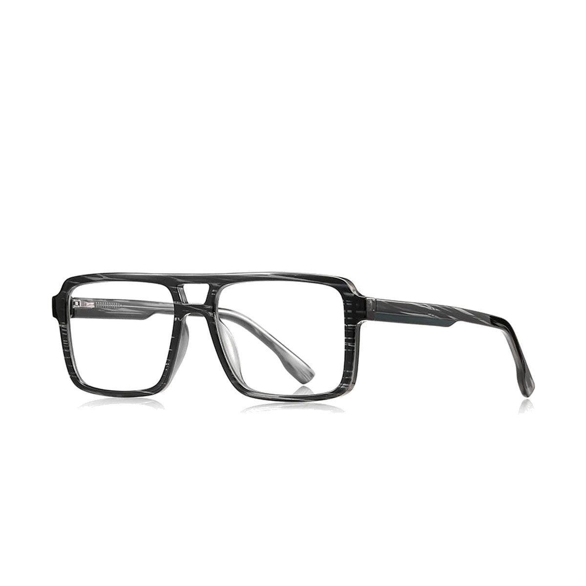 Vicky Men's Full Rim Square TR90 Blue Light Prescription Eyeglasses PFD2289 - PFD2289-C5