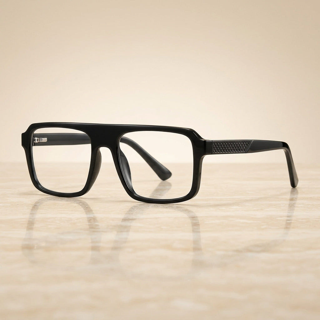 Vicky Men's Full Rim Square TR90 Blue Light Prescription Eyeglasses PFD2294