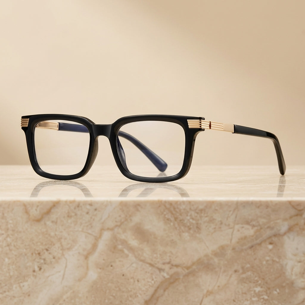 Vicky Men's Full Rim Square TR90 Blue Light Prescription Eyeglasses PFD2323