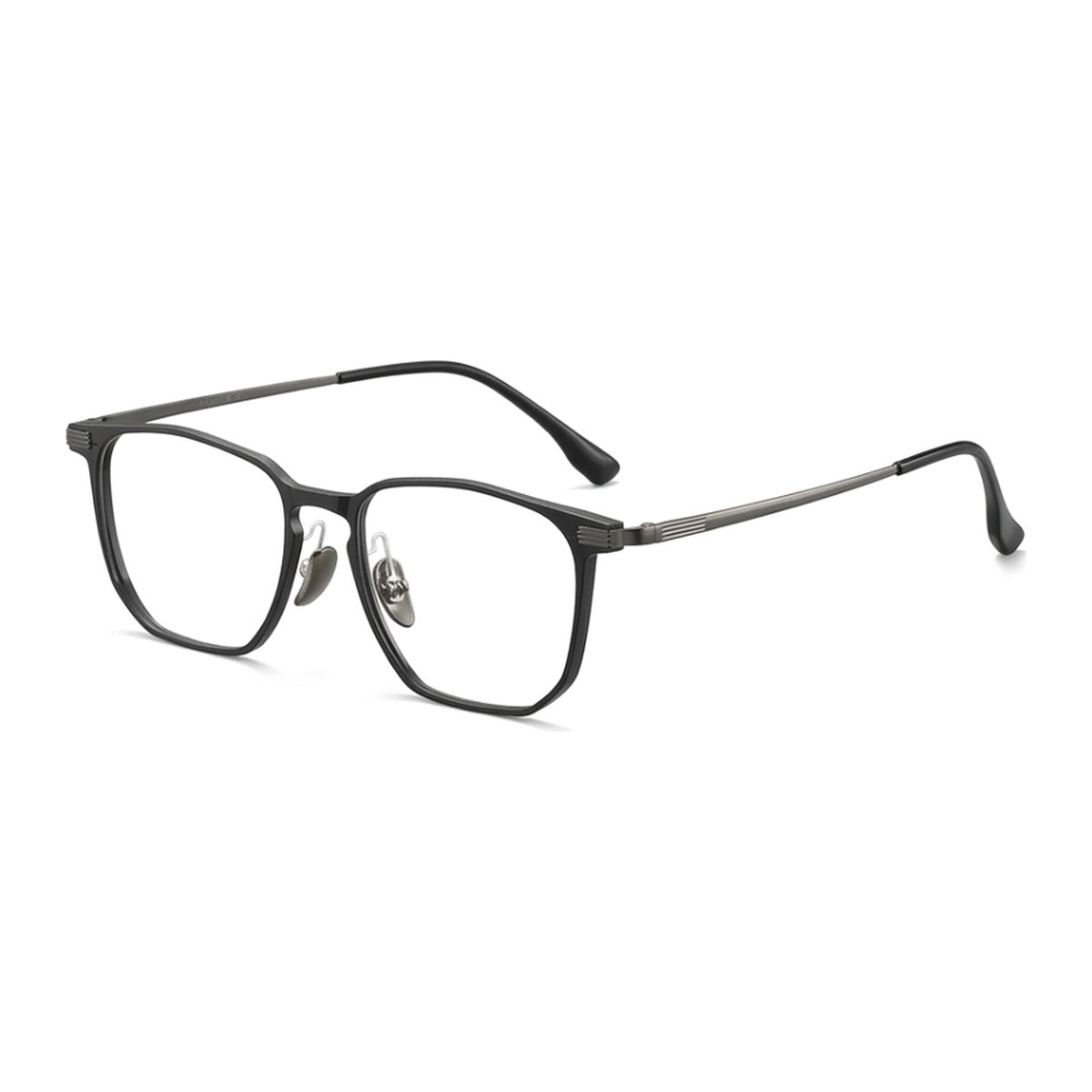 Vicky Men's Full Rim Square Aluminum and Titanium Reading Glasses 4224 — view 2 | Vicky at FuzWeb