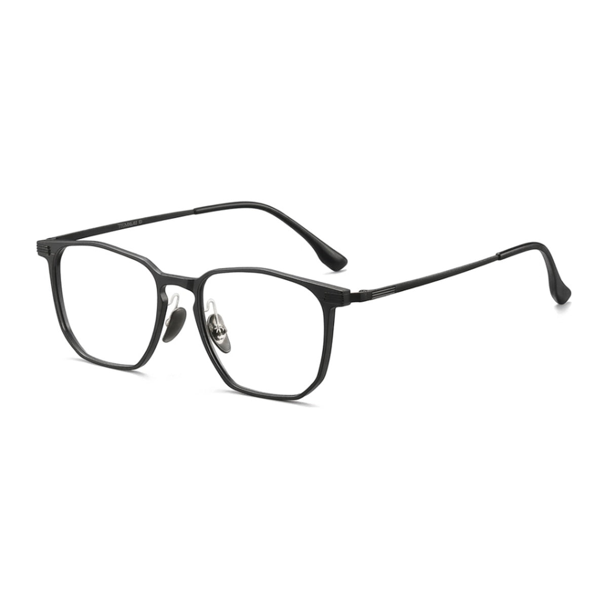 Vicky 4224 men's full rim square aluminum titanium reading glasses - ZY-20241-C2
