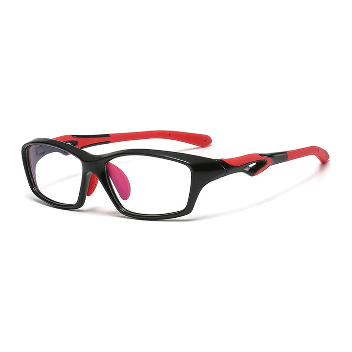 Vicky Unisex Full Rim Square TR90 and Silicone Sport Reading Glasses 4180 — view 3 | Vicky at FuzWeb
