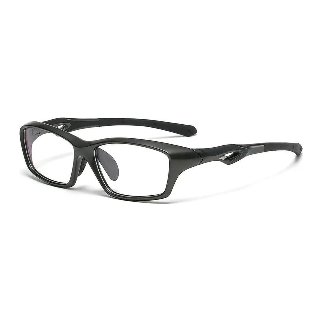 Vicky Unisex Full Rim Square TR90 and Silicone Sport Reading Glasses 4180 — view 4 | Vicky at FuzWeb