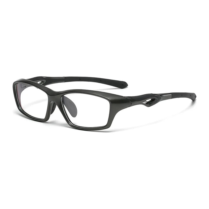 Vicky Unisex Full Rim Square TR90 and Silicone Sport Reading Glasses 4180 — view 4 | Vicky at FuzWeb