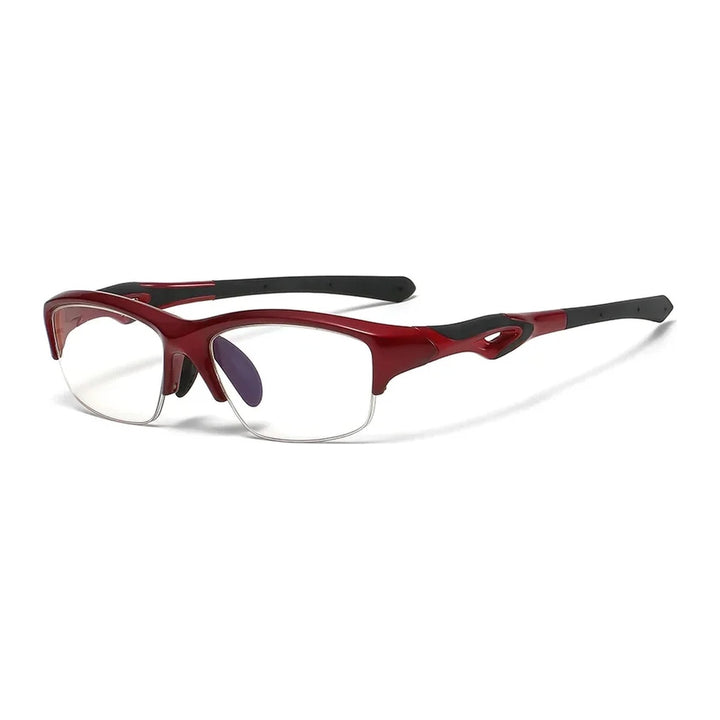 Vicky Unisex Semi-Rim TR90 and Silicone Sport Reading Glasses 418021 — view 4 | Vicky at FuzWeb