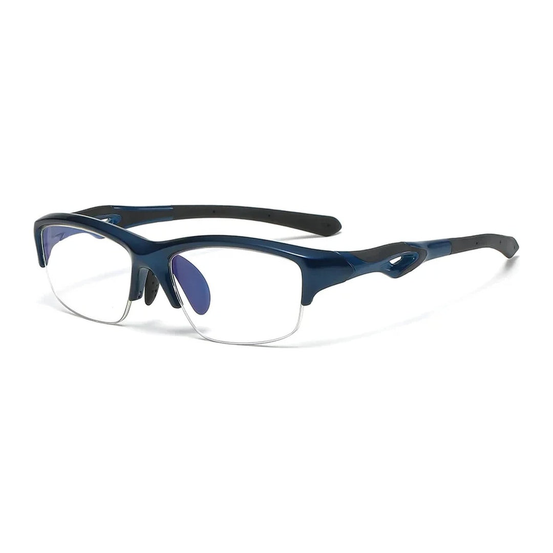 Vicky Unisex Semi-Rim TR90 and Silicone Sport Reading Glasses 418021 — view 3 | Vicky at FuzWeb